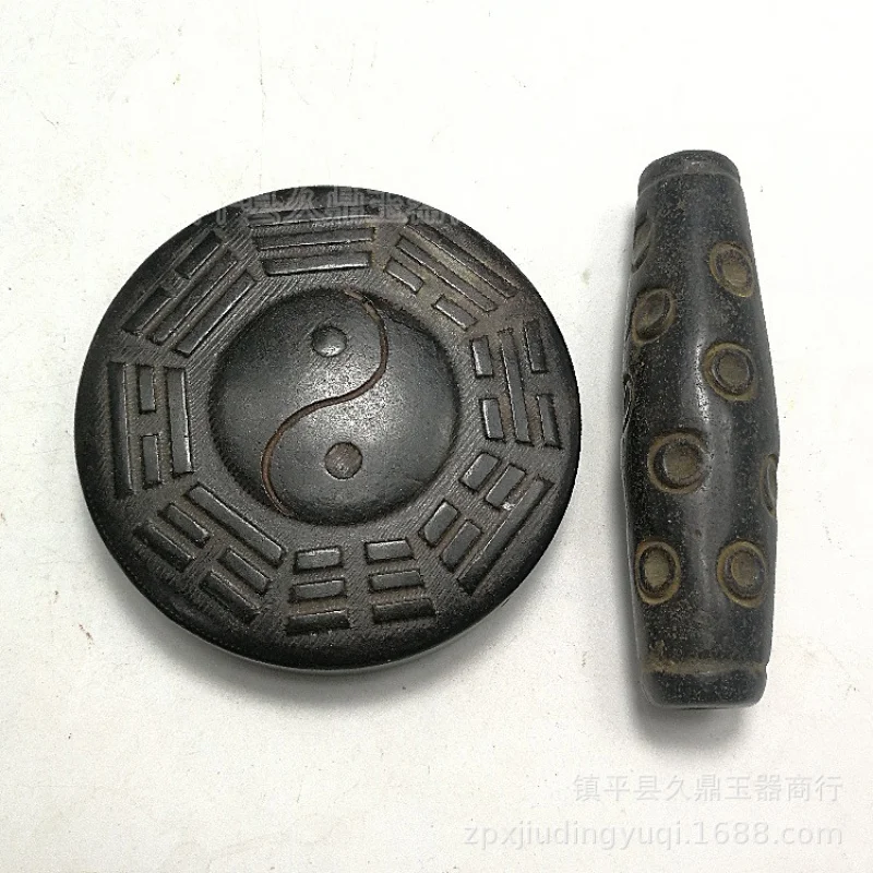 Hongshan Cultura Antica Giada All'Ingrosso Antico Varie Antico Retrò Ferro Nero Meteorite Articoli Vari Plaything All'Ingrosso