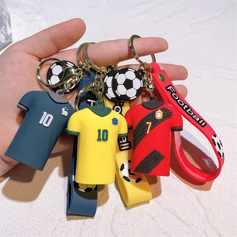 Messi Portachiavi Football Cup Star Jersey Figure Portachiavi Fans Piccolo Regalo C Ronaldo World Cup Pendant