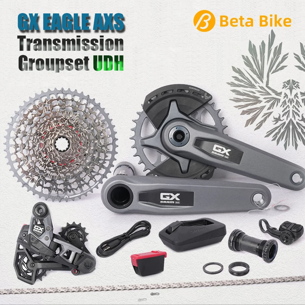 Sram Gx Eagle Axs 12 Velocità Mtb Bike Wide Dub Groupset Wireless Electric Pod Controller Deragliatore Posteriore Bicicletta Tipo T