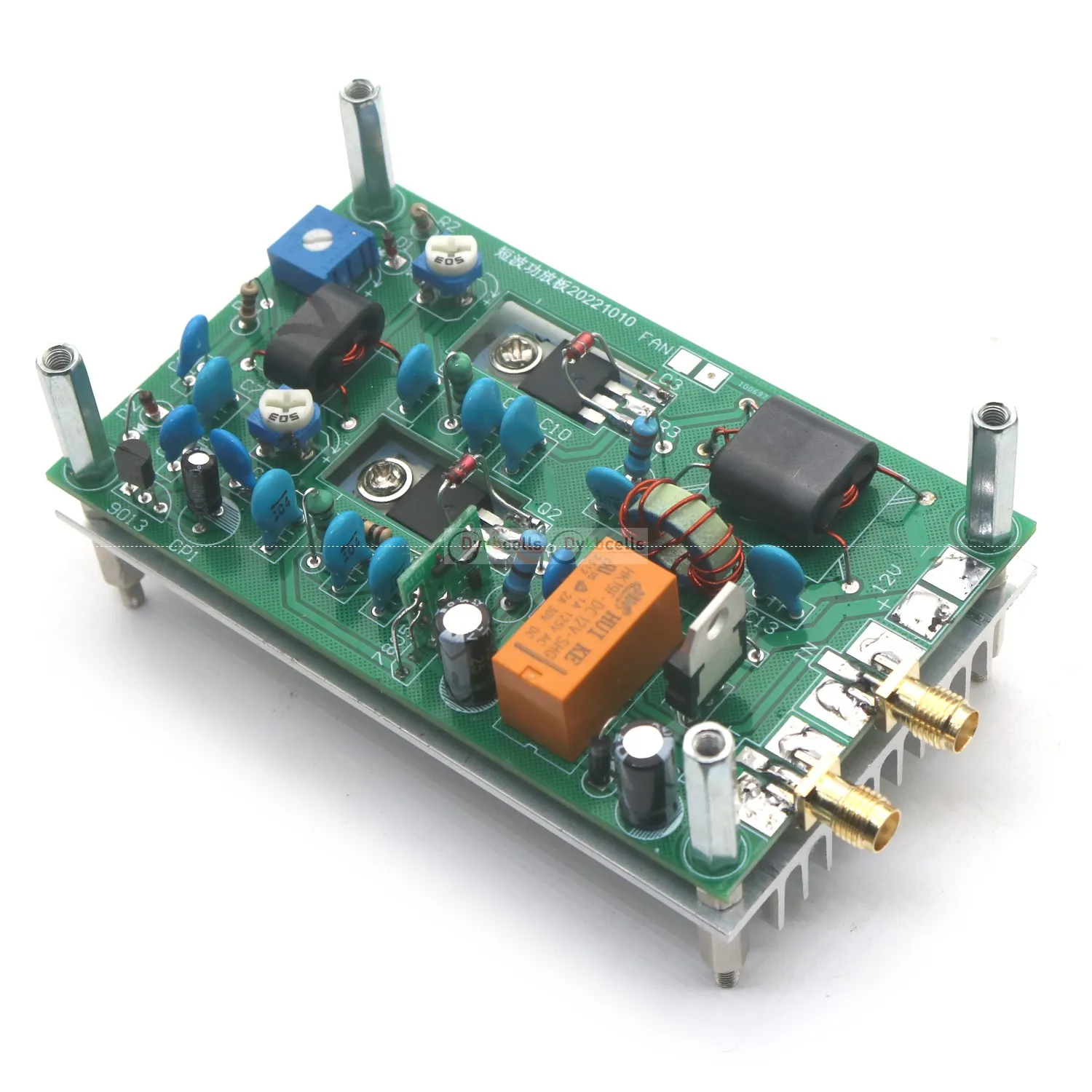 3-28Mhz 30W Scheda Amplificatore Di Potenza Rf A Onde Corte Cw Ssb Linear Rf Amp High Hf Radio Stazione A Onde Corte 7Mhz 13.56Mhz Segnale Rfid
