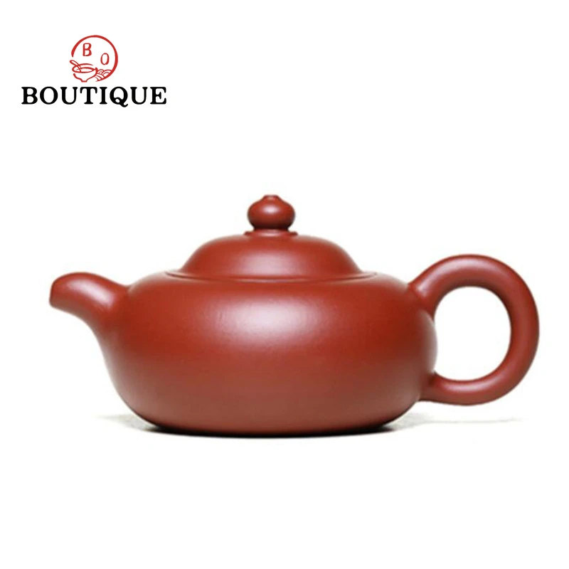 160Ml Chinese Yixing Authentic Purple Clay Teapot Master Handmade Tea Pot Raw Ore Dahongpao Beauty Kettle Zisha Tea Set Gifts