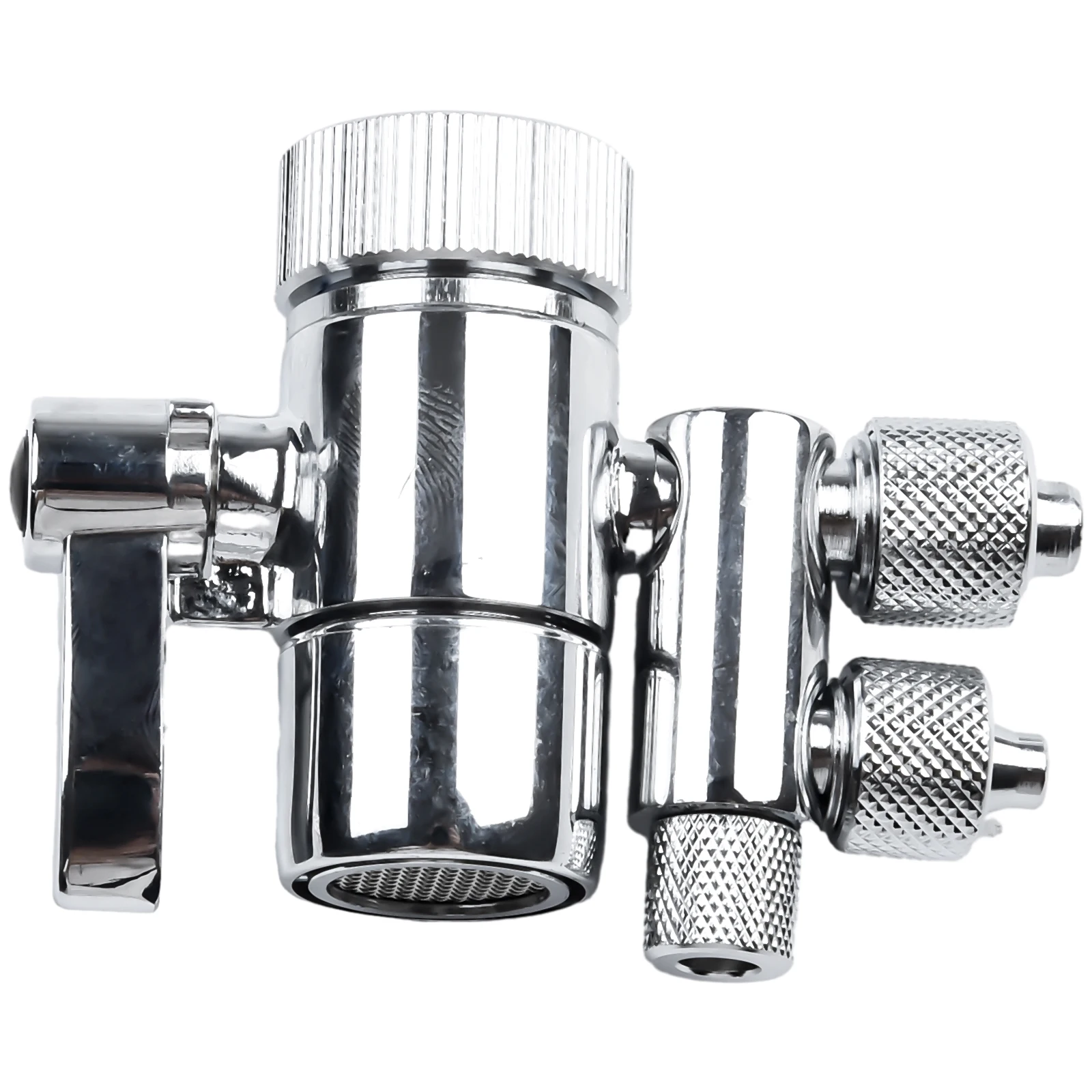Valvola Deviatrice In Ottone Argento 3/8In & 5/16In Out Valvola Deviatrice Rubinetto Parti Del Filtro Per Espring Adatto Alla Maggior Parte Degli Stan