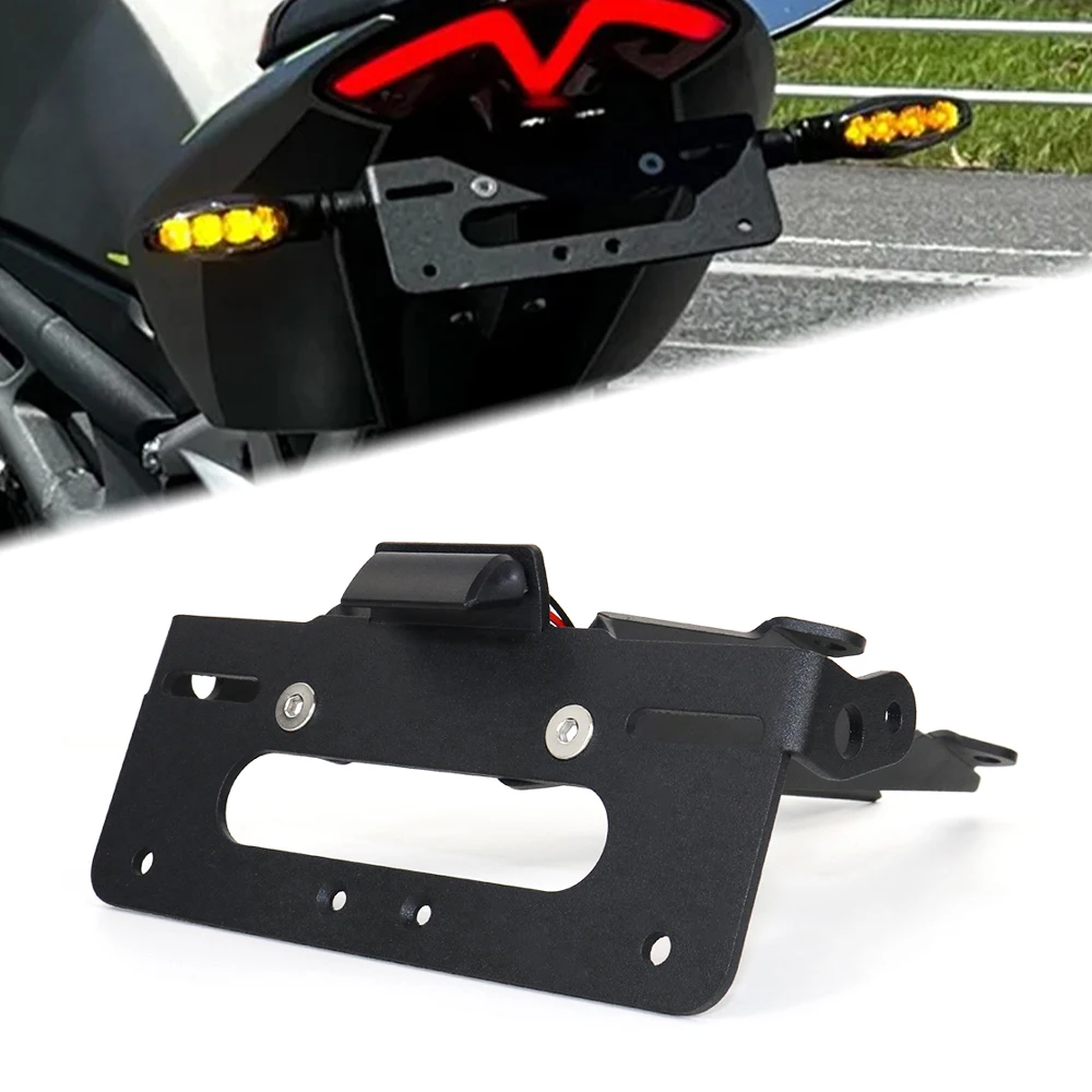 Porta Targa Per Moto Staffa Di Licenza Tail Tidy Fender Eliminator Adatto Per Triumph Speed Triple 1200Rs 1200Rr 2021-2022