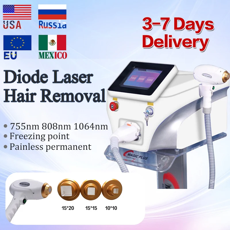 Depilazione Laser A Diodi Professional Machin 2023 Nuovo Depilatore Platino 3 Lunghezza D'Onda 808 Remov Machin Remover Per Uso Domestico