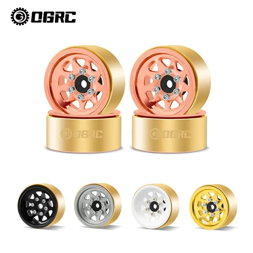 Ogrc 1.0 Rc Cerchi In Ottone Anelli Deep Dish Wheels Per 1/18 Trx4M 1/24 Scx24 C10 Jlu Deadbolt Gladiator Bronco Crawler Car