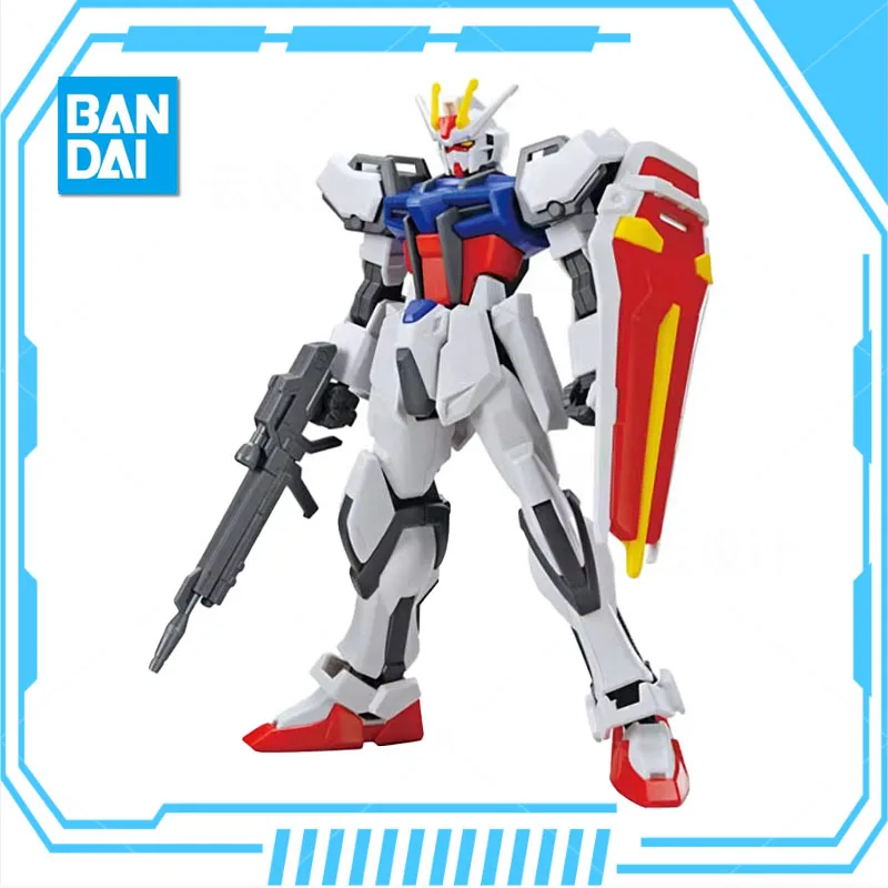Bandai Anime Eg Entry Grade Gat-X105 Strike Gundam Nuovo Rapporto Mobile Gundam Assembly Kit Modello In Plastica Action Toys Figure Gift