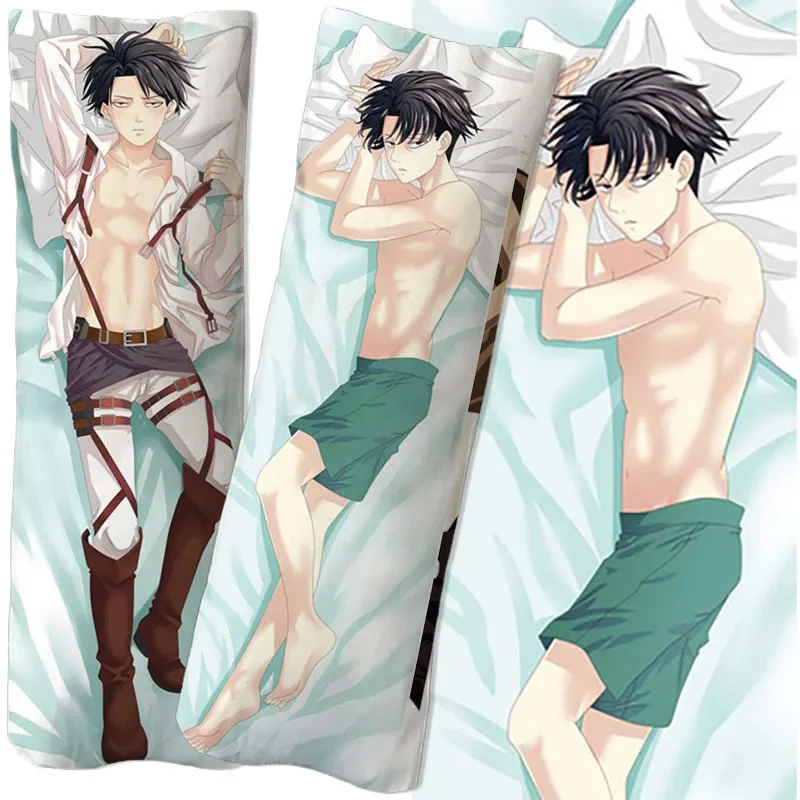 Anime Attack On Titan Figure Equal Body Hug Body Pillow Federa Double-Face Stampa 3D Biancheria Da Letto Fai Da Te Bidimensionale Sexygift