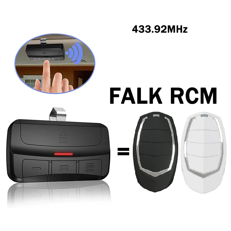 Motorline Falk Rcm Telecomando Per Porta Da Garage 433.92Mhz Rolling Code Apriporta Per Garage Telecomando Motorline
