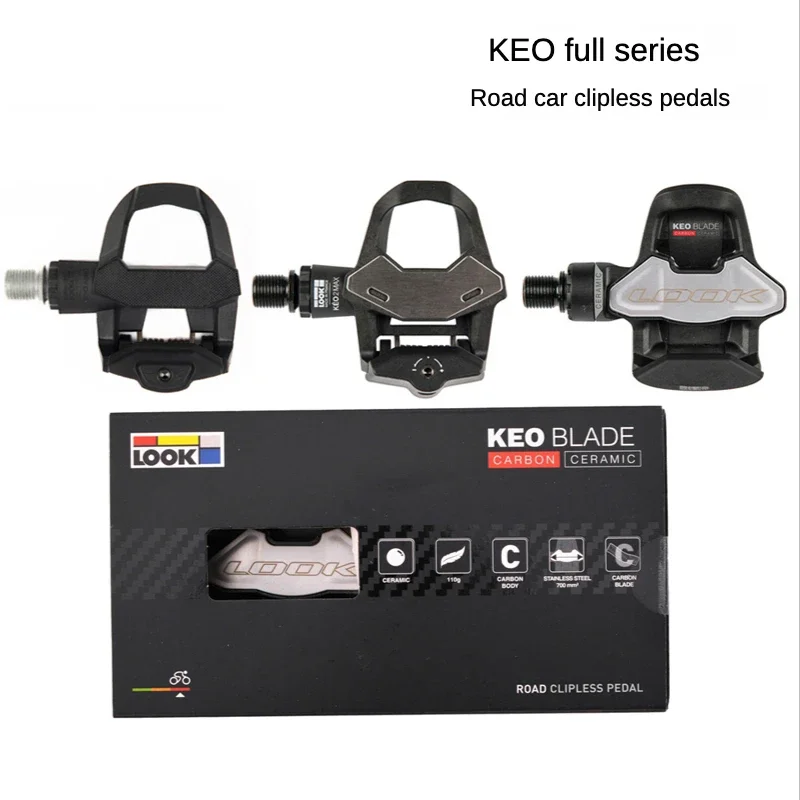 French Look Keo Classic 3 2 Max Blade Pedali Clipless Per Bici Da Strada In Fibra Di Carbonio Con Pezzo Di Blocco