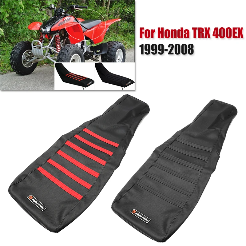 Coprisedile Moto Per Honda Trx 400Ex Trx 400 Ex Sportrax 400 1999 - 2007 2008 Coprisedili Morbidi Con Pinza A Coste Pad Antiscivolo