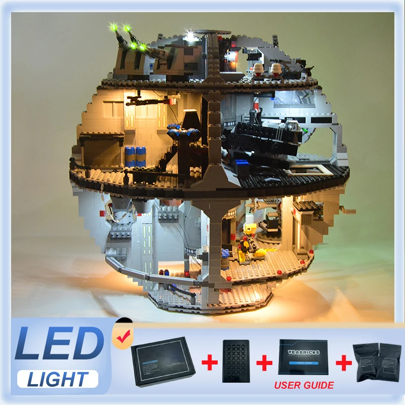 Luce A Led Compatibile Lego 10188 Death Star (Solo Luce A Led, Senza Blocchi Di Costruzione)