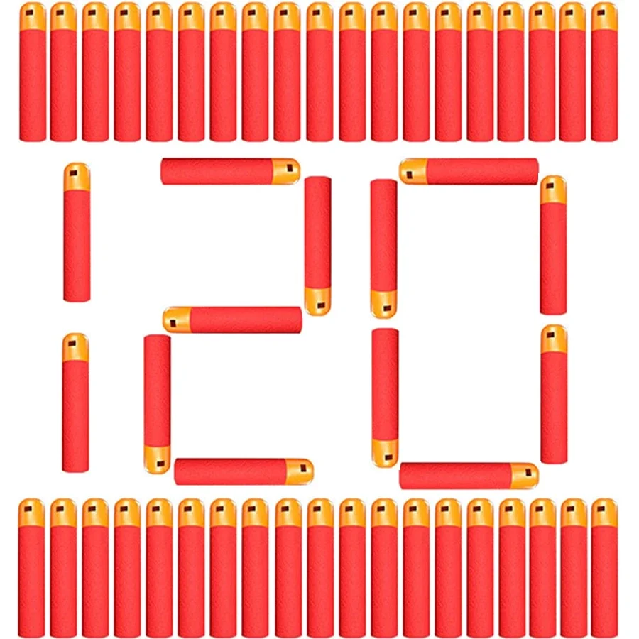Kids Shooting Game Refill Dart Proiettili Pack 9.5Cm * 1.9Cm Compatibile Con Nerf N-Strike Mega Blaster Mastodon Twinsock Toys Guns