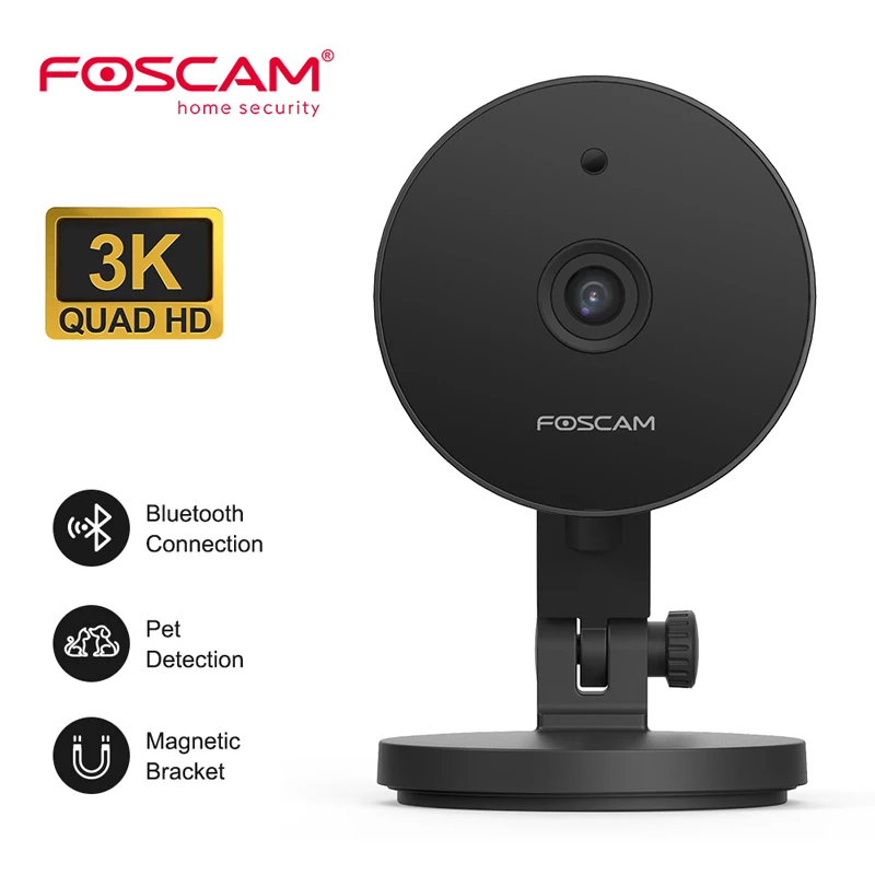 Foscam 5Mp Wifi Camera Baby Monitor 3K Pan-Tilt Ip Cam Smart Ai Detection Smart Home 24/7 Telecamere Di Videosorveglianza