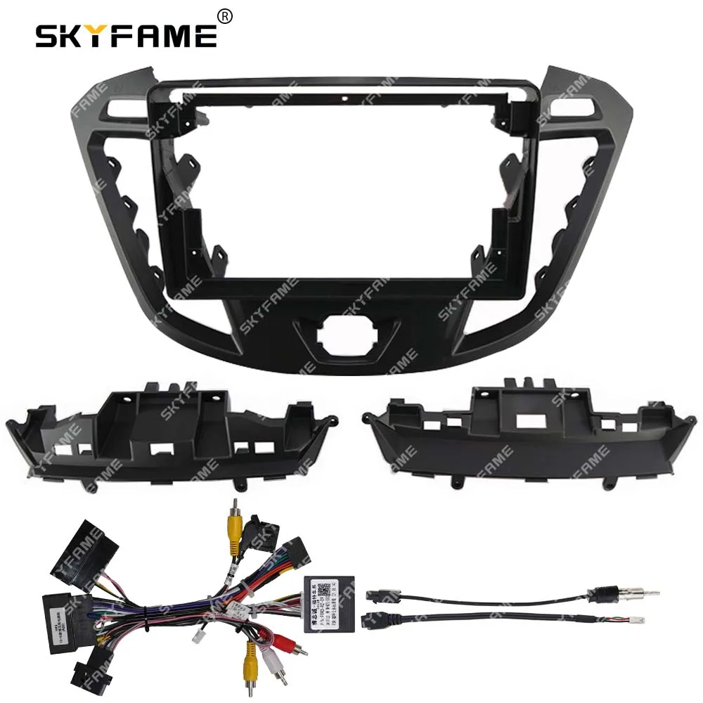 Skyfame Car Frame Fascia Adapter Android Radio Dash Fitting Panel Kit Per Ford Transit Custom Tourne