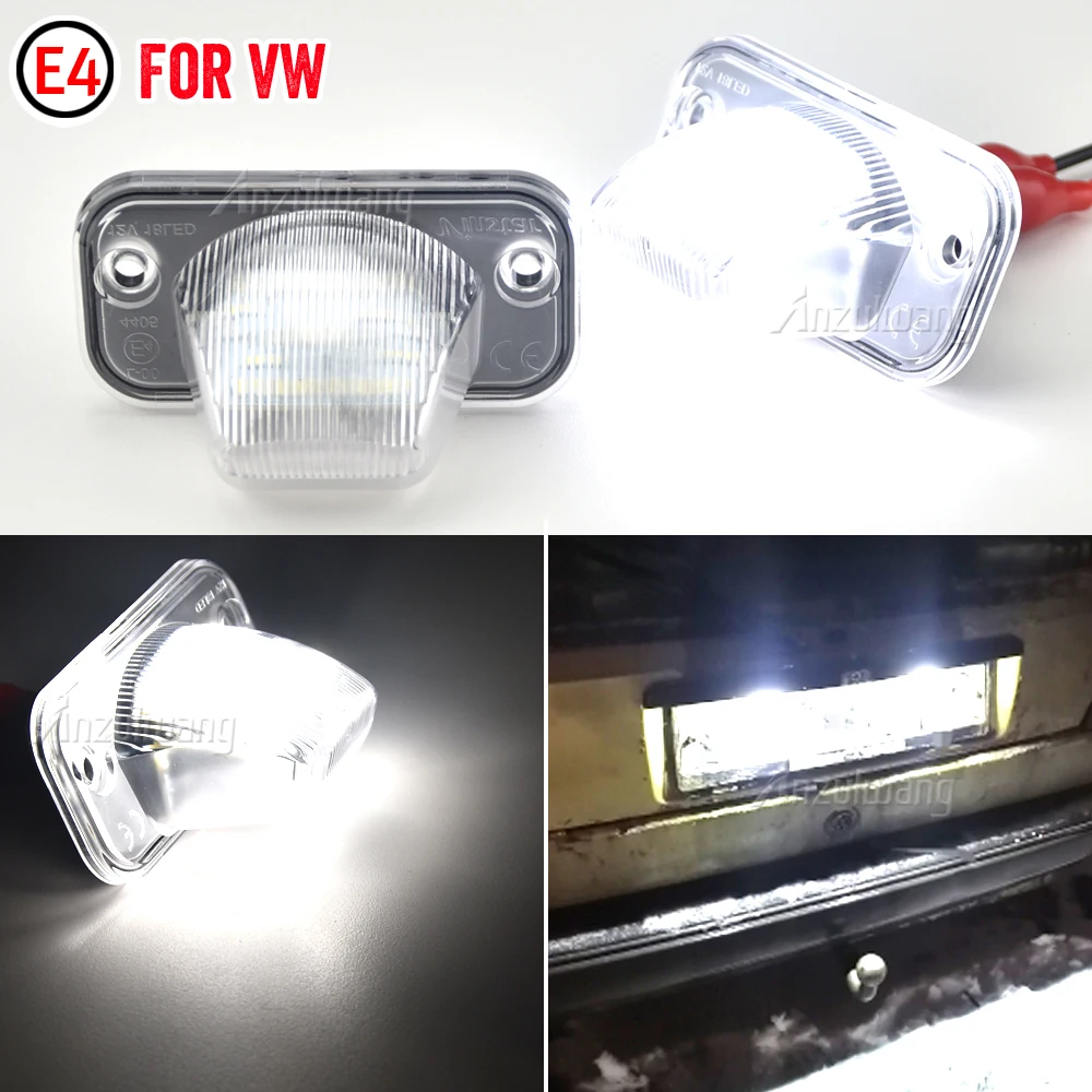 2Pcs Luce Targa Plug And Play Per Vw Transporter T4 Passat 1990-2003 Jetta Campmobled Luce Targa Lampada