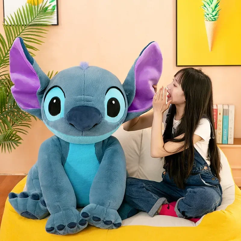 Disney Lilo & Stitch Peluche Bambola Gigante Morbido Peluche Peluche Kawaii Coppia Dormire Cuscino Decor Softmaterial Regalo