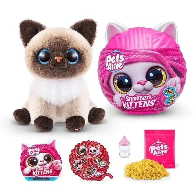 Large Size 30Cm Zuru Pater Pet 20 Suoni Lana Gatto Magic Egg Poop Dog Girl Cartoon Doll Sorpresa Blind Box Doll Toy Gifts