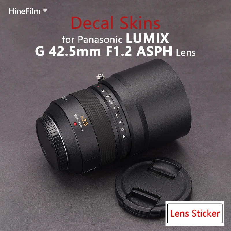 Lumix G 42.5 F1. 2 Len Premium Decal Skin Per Panasonic Leica Dg Notticron 42.5Mm F1.2 Asph Lens Protector Cover Film Sticker
