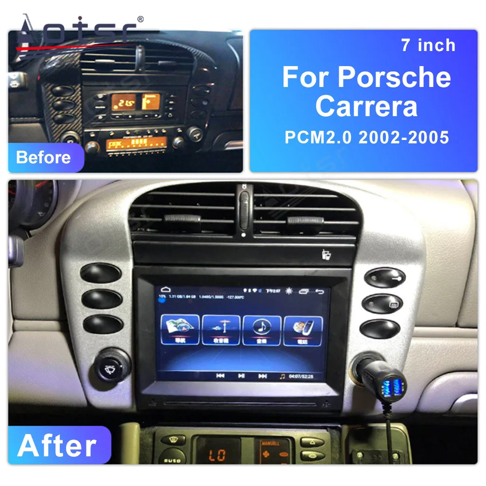 Android 10 Per Porsche 911 Carrera Gt Car Multimedia Player Auto Stereo Tape Recorder Unità Principale Di Navigazione Carplay