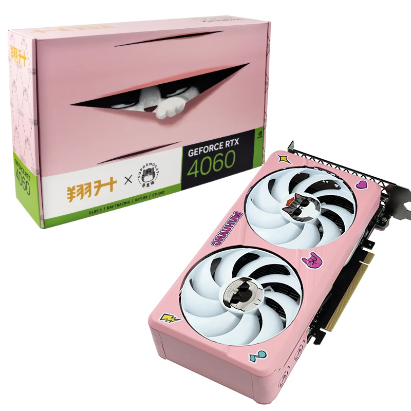 Scheda Video Asl Rtx 4060 Scheda Video Geforce Nivida Rtx 4060 8G Gddr6 Schede Grafiche Da Gioco Pc Compter 192Bit Schede Grafiche Video