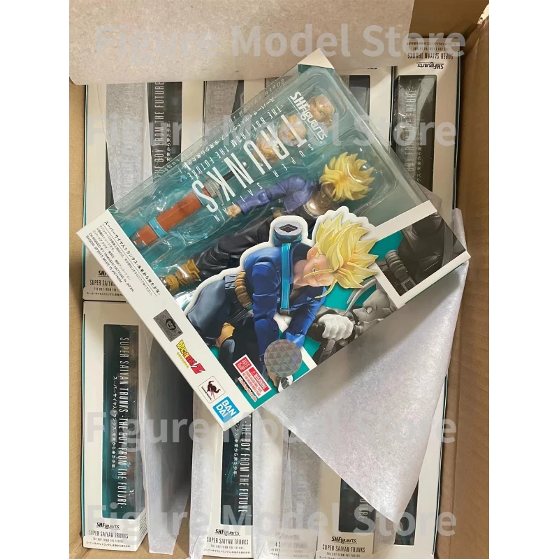 Bandai S.H.Figuarts Shf Dragon Ball Super Saiyan Trunks The Boy From The Future Anime Action Figure Toy Model Collector
