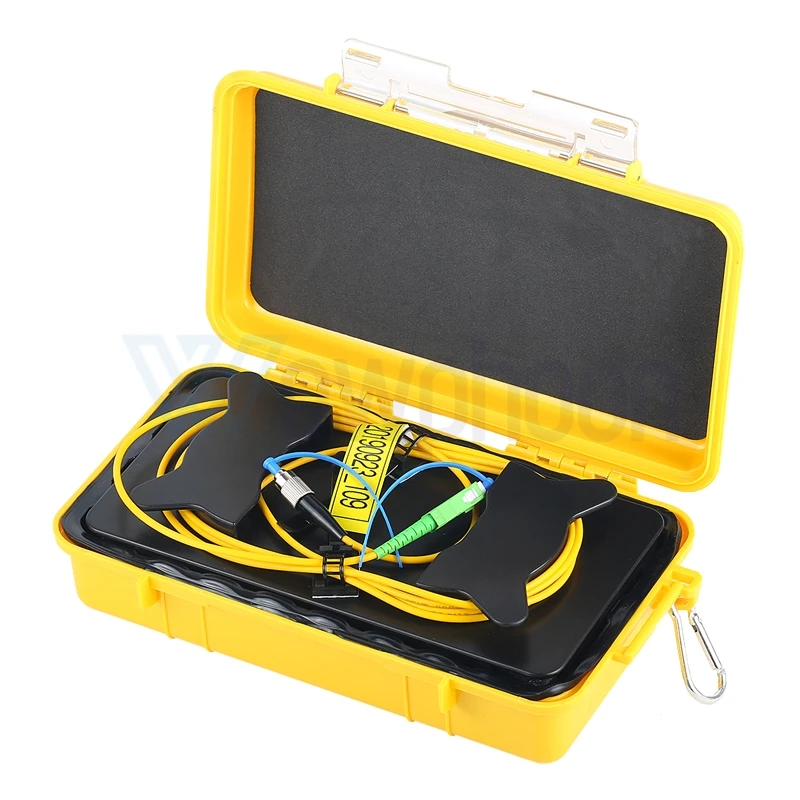 Sc/Upc-Sc/Upc Sc/Apc-Fc/Upc Lc/Upc-Fc/Upc Otdr Fibra Ottica Otdr Launch Cable Box 500M 1Km 2Km Sm 1310/1550Nm Anelli In Fibra