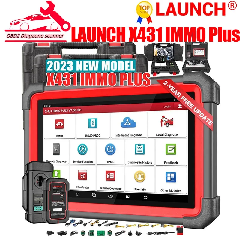2023 Nuovo Lancio X431 Immo Plus Programmatore Di Chiavi Strumenti Diagnostici Per Auto Scanner Obd2 Automatico Codifica Ecu Test Attivo Pk X431 V Imm