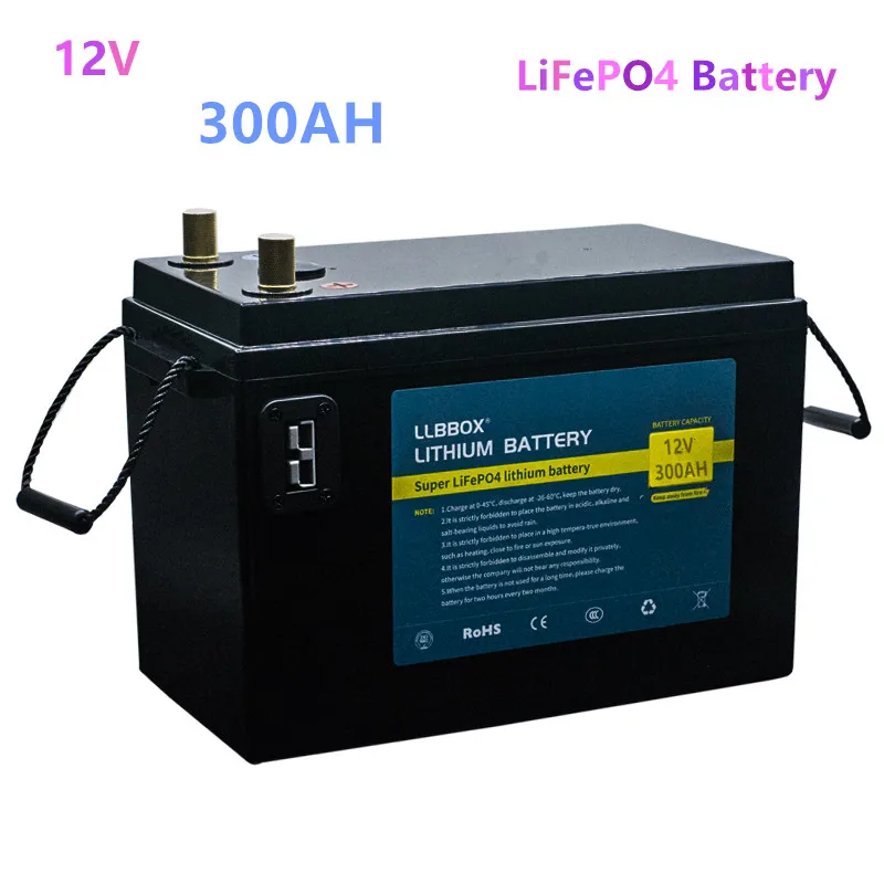 Batteria 12V Lifepo4 300Ah Batteria 12V Lifepo4 300Ah Batteria Al Litio 12V 300Ah Batteria Camper Per Inverter, Camper, Energia Solare