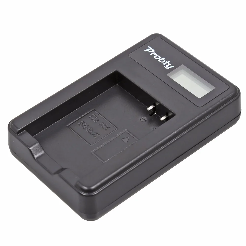 Per Batteria Nikon En-El23 En El23 Enel23 Batterie + Caricabatterie Usb Per Nikon Coolpix S810C P900 P900S P610 P600 (Batteria + Caricabatterie)