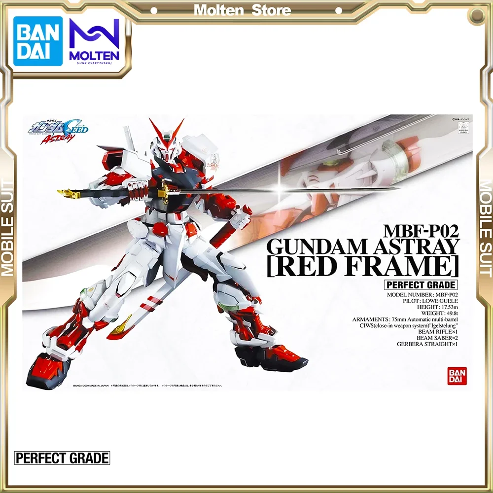 Bandai Originale Pg 1/60 Gundam Fuori Strada Telaio Rosso Mobile Suit Gundam Gunpla Model Kit Assembly/Assembly