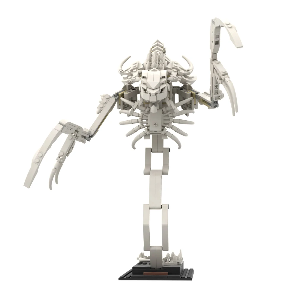 Moc-62686 Interstellare Hydralisk - 21320 Blocchi Di Costruzione Alternativi Dinosaur Hydra Skeleton Model Collection Bricks
