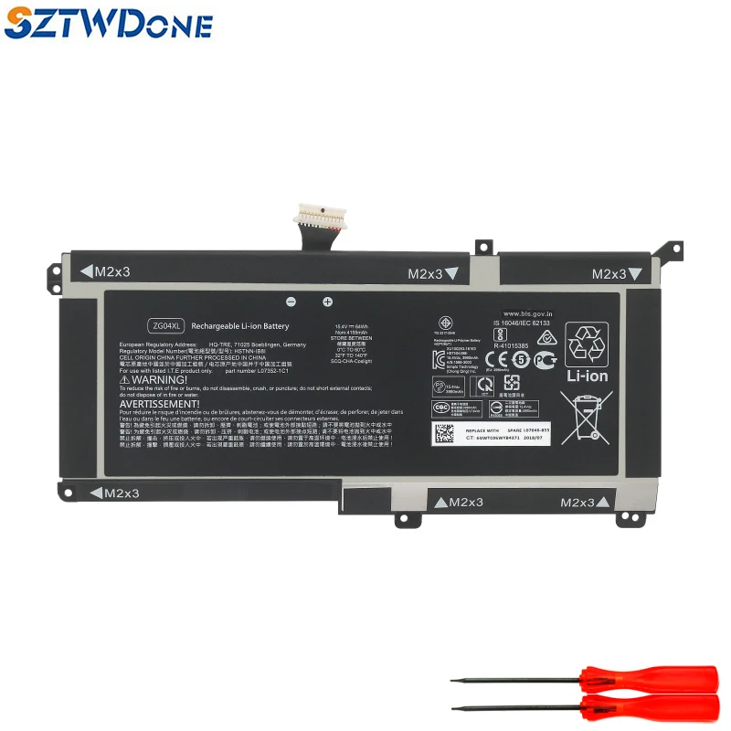Sztwdone Zg04Xl Batteria Per Laptop Per Hp Zbook Studio G5 Elitebook 1050 G1 Zg06Xl