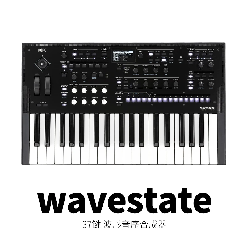 Korg Wavestate Modwave Opsix Tastiera Con Paillettes A Forma D'Onda A 37 Tasti