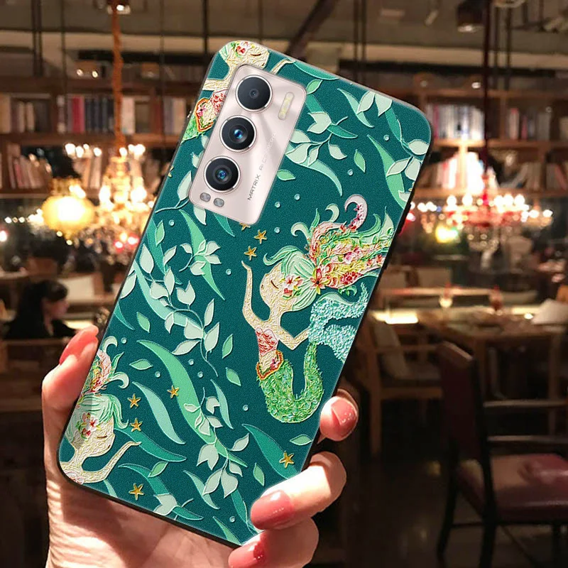 Cover In Rilievo 3D Per Realme Gt Explorer Master Case Coque In Silicone Nero Per Realme Gt Master Cover Soft Tpu Fashion Print Cat