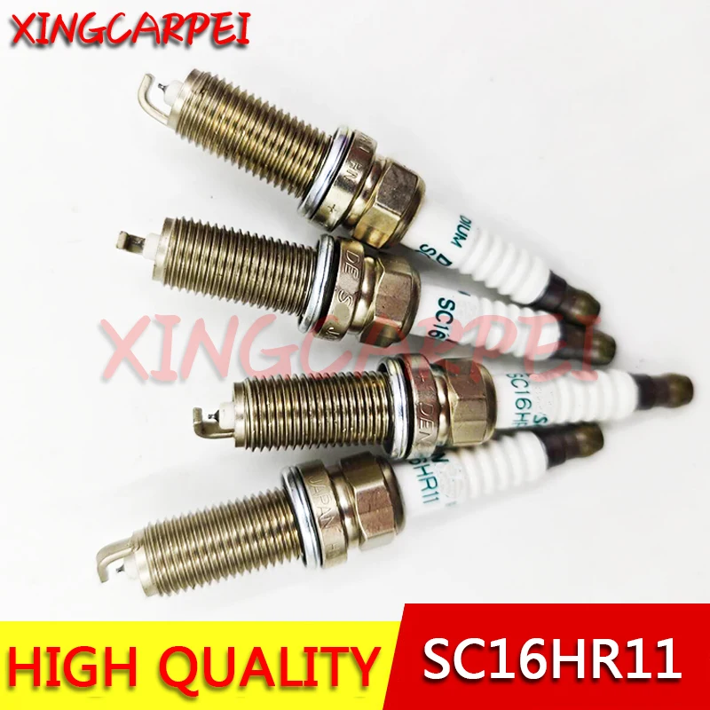 4 Pz Sc16Hr11 3499 Candela All'Iridio Per Toyota Corolla Matrix Prius C-Hr Chr Scion Iq Im Xd Lexus Ct200H 1.8 1.8L 2.0L