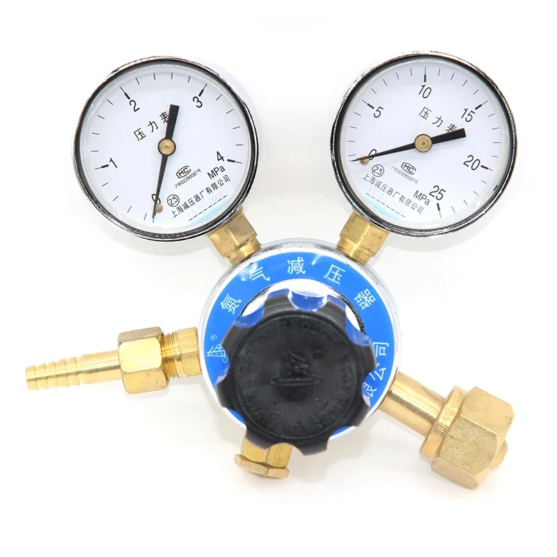 Riduttore Di Pressione Bombola Del Gas Valvola Di Riduzione Della Pressione Manometro 25*4 Manometro Azoto R134A Z.