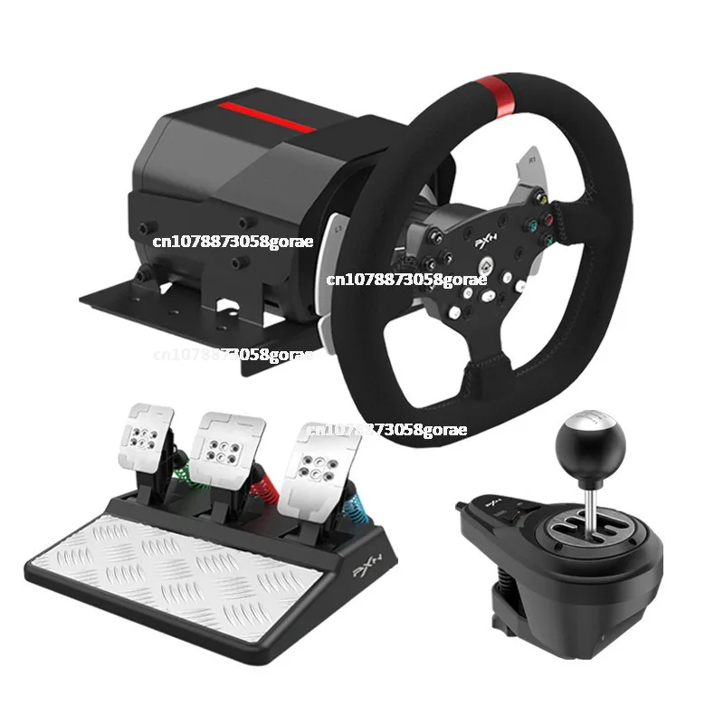 Pxn-V10 Force Feedback Gioco Di Corse Volante Pc Compatibile A 900 Gradi
