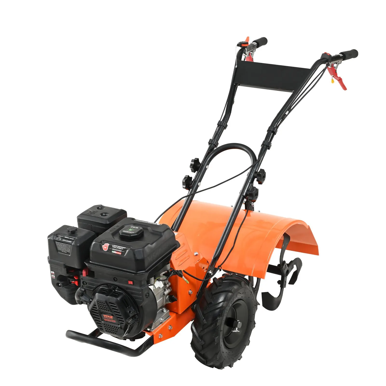 Coltivatore Per Motocoltivatore Vevor Motorizzata A Gas 212Cc Motocoltivatore Da Giardino A 4 Tempi Con 4 Denti Posteriori Regolabili In Acciaio Per G