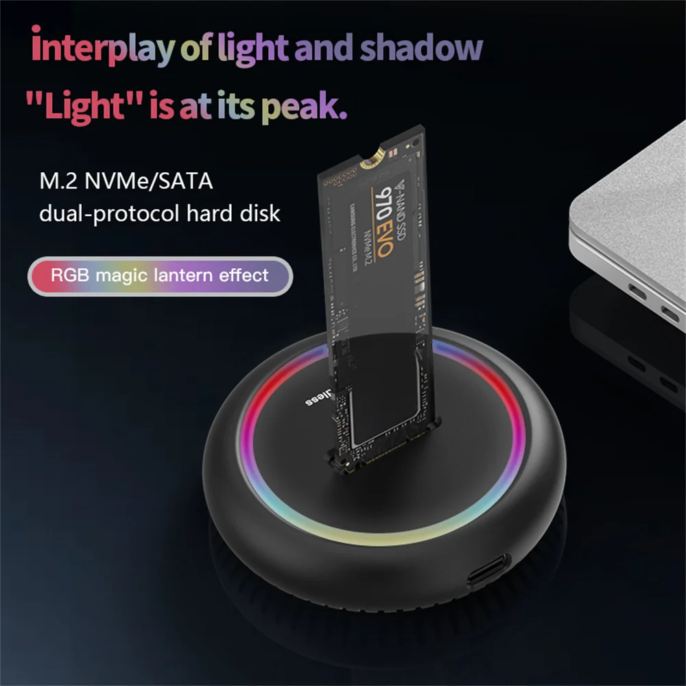 Blueendless Ssd Enclosure Protocol M.2 Ssd Case Usb 3.1 Nvme + Ngff Ssd Enclosure M Key Usb M 2 Docking Station Ssd