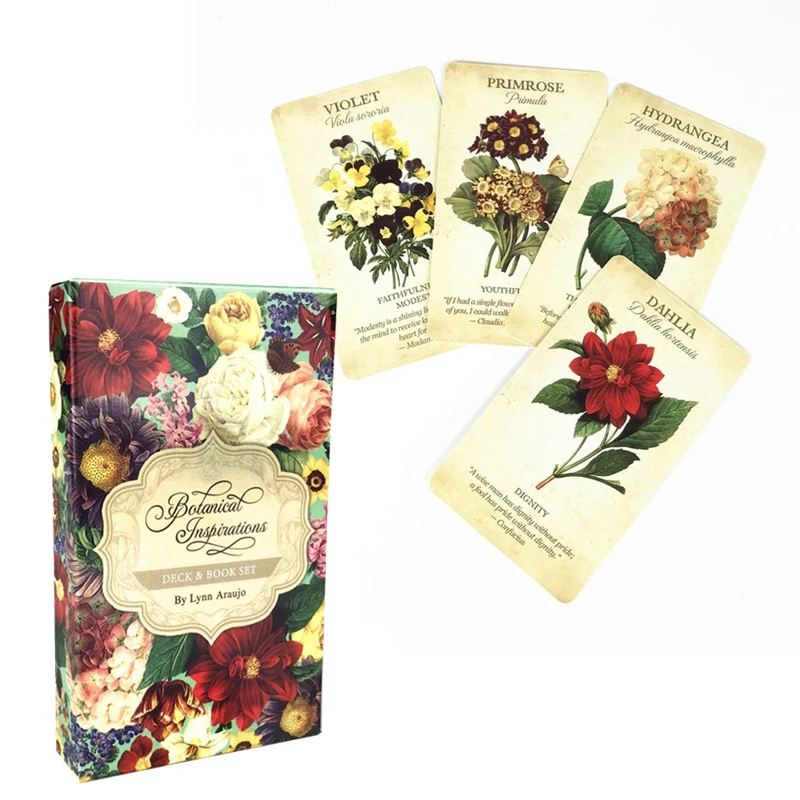 Inspirations Botanici Oracle Cards Healing Mind And Spirit Guide Cards Family Friends Gioco Da Tavolo Toys