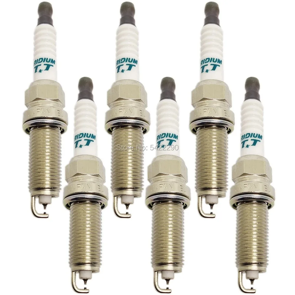 4/6Pcs Ixeh20Tt 4711 Dual Iridium Tt Spark Plugs Fit For Nissan Renault Subaru Toyota Dacia Peugeot Daihatsu Mazda