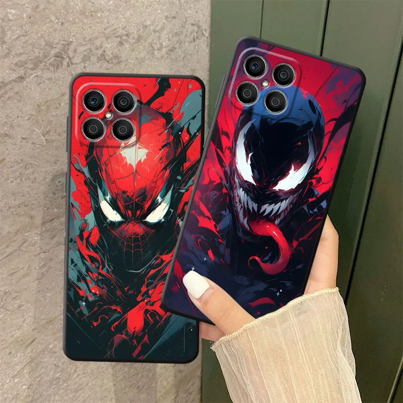 Custodie Per Honor X9A 5G 8X X8A 4G X8 4G 5G X7 4G Cover Tpu Soft Marvel Hero Anime Phone Case