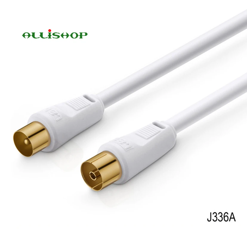Antenna Tv 9.5Mm Maschio A Femmina Rg6 Quad Shield Cl2 Cavo Di Prolunga Satellitare Flylead Antenna Maschio A Femmina Connettore Coassiale Rf