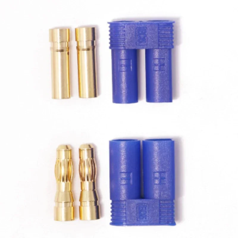 1 Paio Di Connettori Ec5 Kit Maschio E Femmina Proiettile Placcato Oro Spina A Banana Per Parti Connettore Rc Ec5 Maschio Femmina