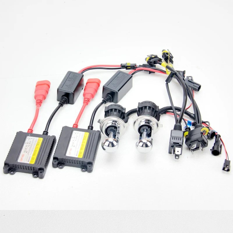 1 Set 55W Hid Xenon H4 Hid H4 9004 9007 High Low H13 Bulb H13 Hb1 9004 Hid Kit Di Conversione Xenon Hid Kit