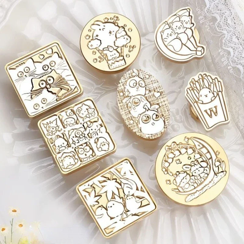 Cute Pet Party Wax Seal Stamp Head Fire Paint Seal Wax Seal Stamp Head Per Busta Fai Da Te Lettera Invito A Nozze Imballaggio Della Carta