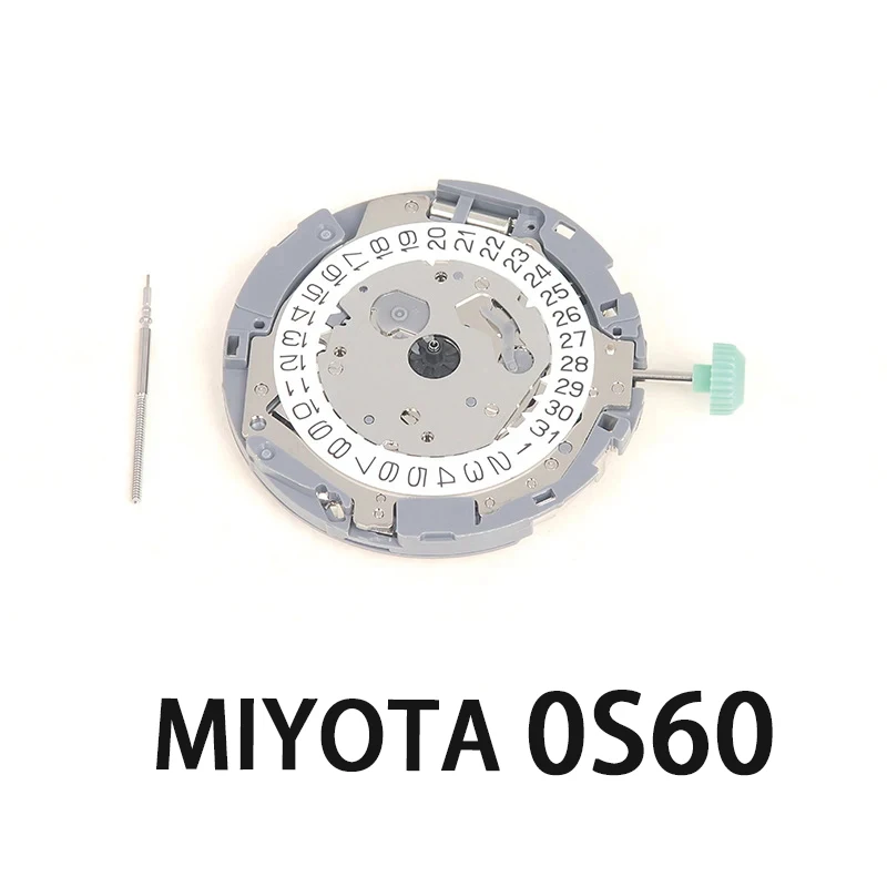 Giappone Originale Miyota Os60 Movimento Citizen Quartz Date At 3 Parti Di Ricambio Del Movimento Di Riparazione Dell'Orologio