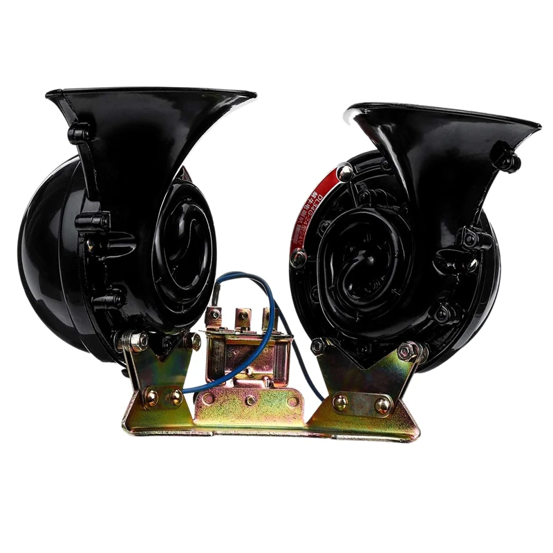 Dc 24V 350Db Universale Impermeabile Snail Air Horn Suono Estremamente Rumoroso Per Camion Pickup Moto Barca Auto Accessori