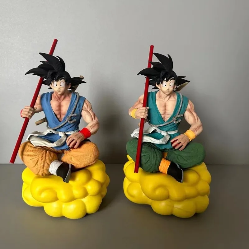 Dragon Ball Super Saiyan Son Goku Nimbus Cloud Pole Sitting Cloud Sitting Position Pvc Action Figure Modello Da Collezione Toy Box