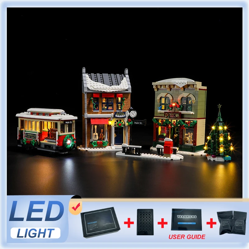 Kit Luci A Led Per Lego 10308 Holiday Main Street (Solo Luce A Led, Senza Modello Di Blocchi)